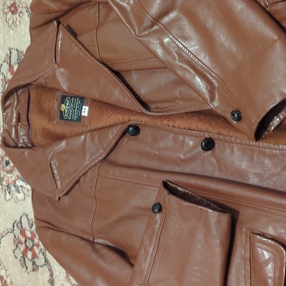 Genuine leather jacket size 44 - Picture 3 of 8